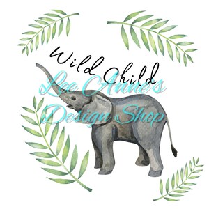 Wildes Kind Sublimation, Elefant Sublimation, Aquarell Elefant, Safari png