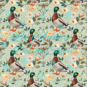 Modèle sans couture, canards sans soudure, canards colverts, canards aquarelles, colverts aquarelles, étang aux canards