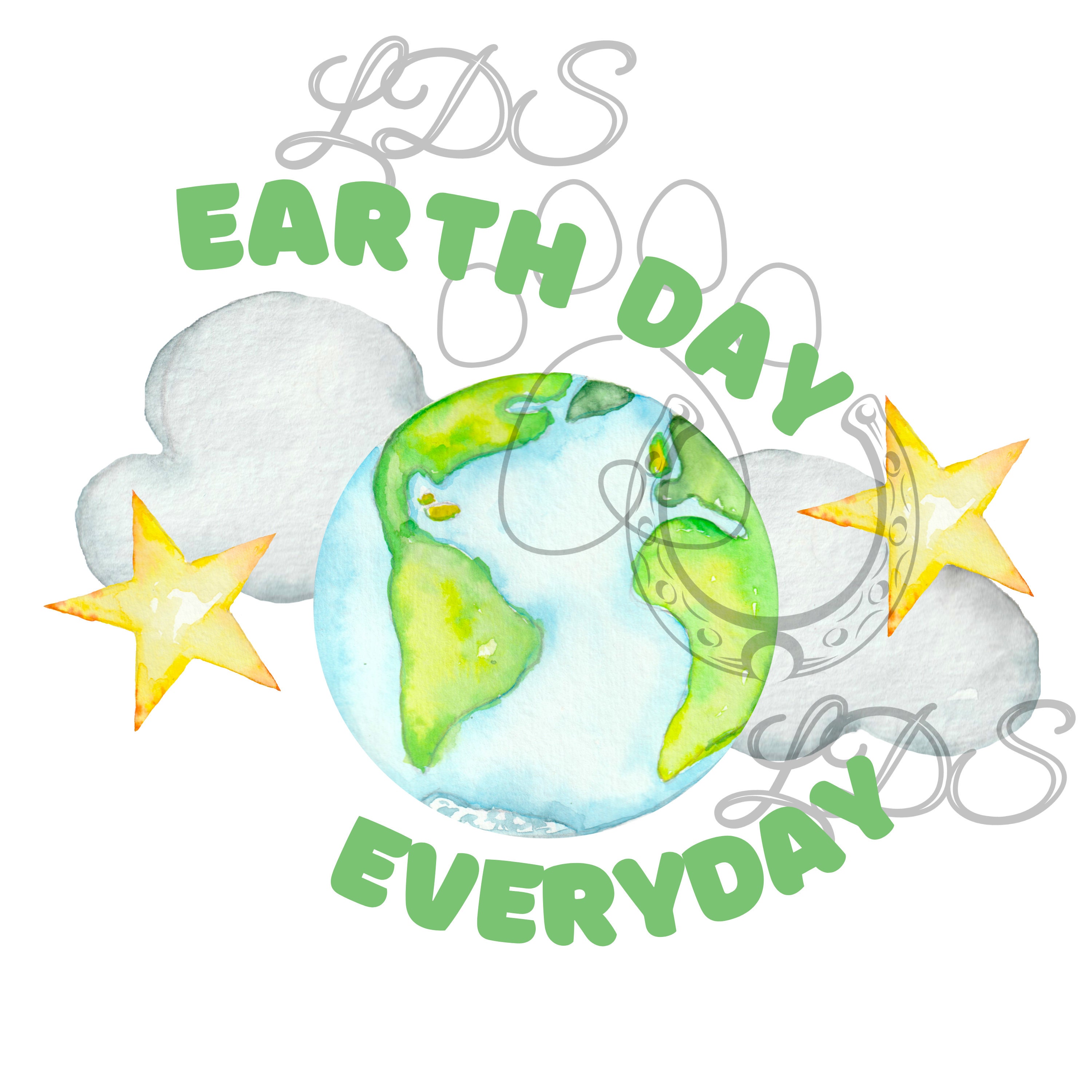 Buy Earth Day Everyday, Earth Day, Stars, Earth, Planets, Clipart,  Stickers, Png Online in India - Etsy