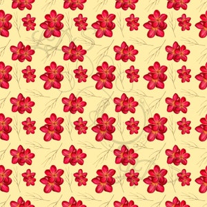 Seamless pattern, plumeria pattern, frangipani pattern, floral, tropical
