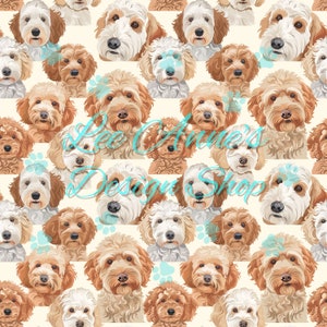 nahtloses Muster, Hund nahtlos, Labradoodles nahtlos, Kritzeleien nahtlos, Goldendoodles nahtlos, Sheepadoodle nahtlos