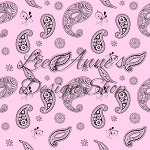 Seamless pattern, paisley seamless, pink paisley, floral seamless, paisley pattern, floral pattern