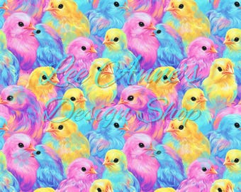 Seamless pattern, easter seamless, chickens seamless, chicks seamless, Easter eggs seamless, hens seamless, pastel chicks seamless