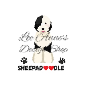 dog sublimation, sheepadoodle sublimation, doodle sublimation, dog png, sheepadoodle png