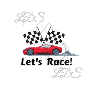 Race auto sublimatie, Let's race, race auto png, race auto vlag, rode auto png, sportwagen