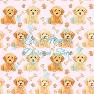 nahtloses Muster, Hund nahtlos, Labradoodles nahtlos, Kritzeleien nahtlos, Goldendoodle nahtlos, Doodle-Welpen, Doodle-Welpe, Welpe nahtlos