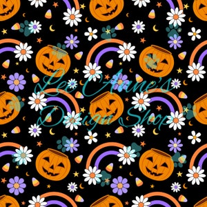 Nahtloses Muster, Halloween-nahtlos, Neon-Halloween-nahtlos, Jack-o-Laterne nahtlos