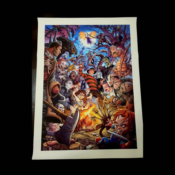 Horror Poster - Etsy