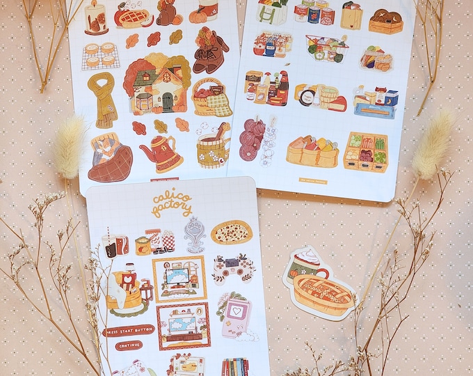 3 Sticker Sheets Pack | Sticker Sheet Bundle, Bullet Journal ...