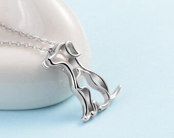 Dog and Cat Pendant and Necklace