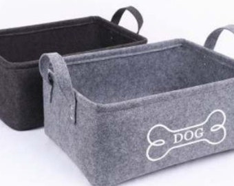 Dog Toy Storage Basket