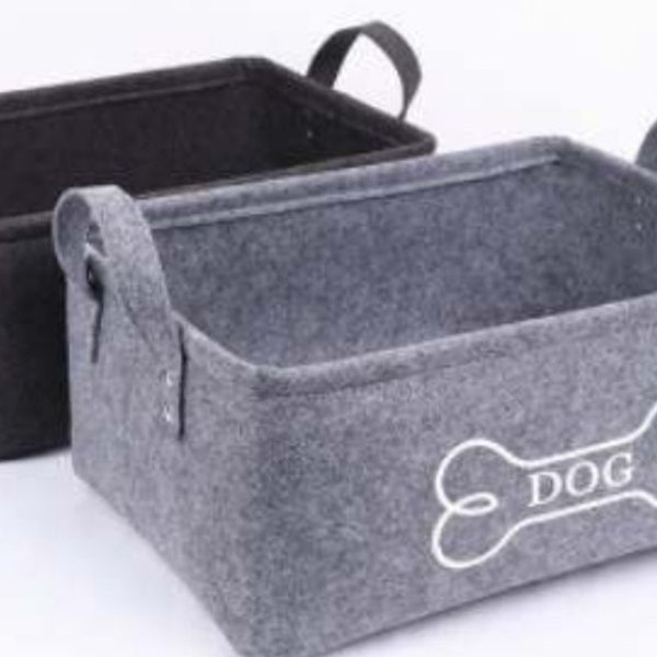 Dog Toy Storage Basket