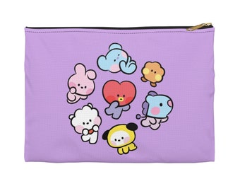 BT21 Purple Accessory Pouch