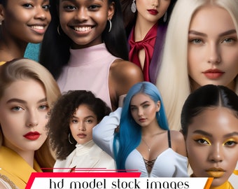 AI Models, Commerical Use, Beauty Stock Photos, Hair Stock Photos, Makeup Stock Photos, Ethnic Women Photography, Wig Stock Photo, Marketing