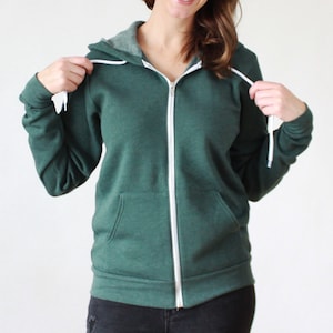 Softest zip shop up hoodie