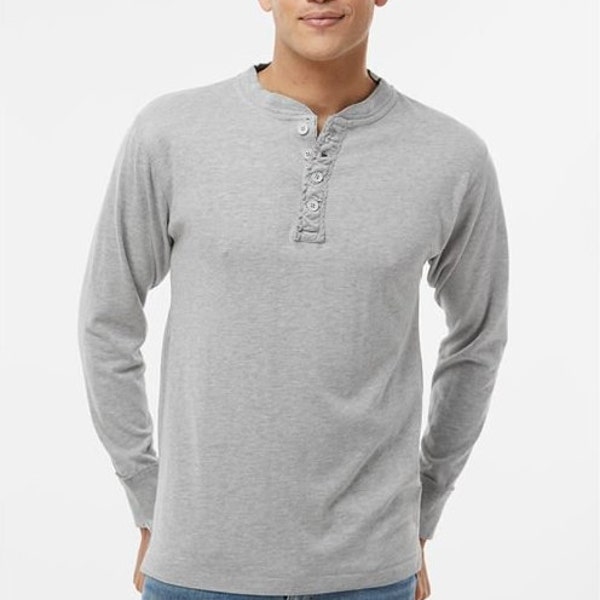 Mens Vintage Henley Shirt Etsy
