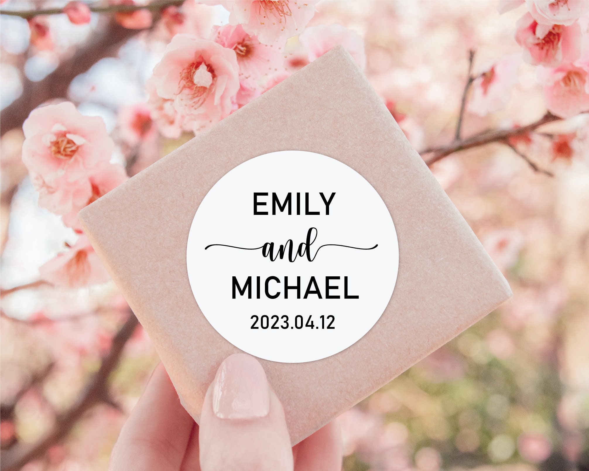 Customized Wedding Wedding Stickers Invitation Seals Personalized Label  Name Date Birthday Party Favors Gift Box Decoration Bag 220618 From Kua10,  $10.9