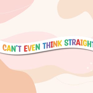 Autocollant en vinyle résistant à l'eau LGBTQ Pride | Autocollants pour gobelets pour bouteilles d'eau pour téléphones portables | Stickers citations arc-en-ciel découpés | Sticker gay LGBTQAA