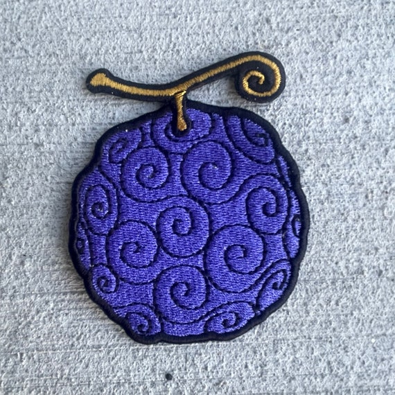 GUM GUM Fruit One Piece Fully Embroidered Patch (iron-on) - Etsy