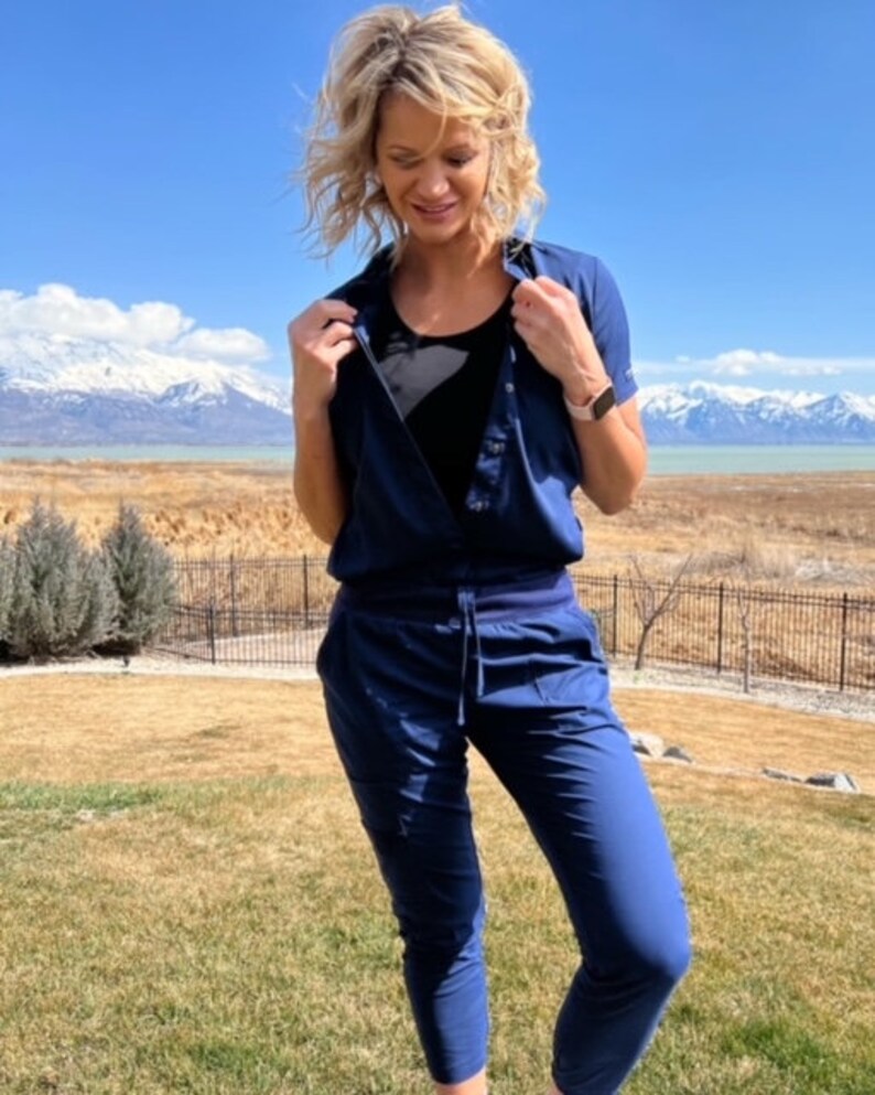 The Scrub Jumper. Looks Like Top and Bottom Scrubs Tucked In. Etsy