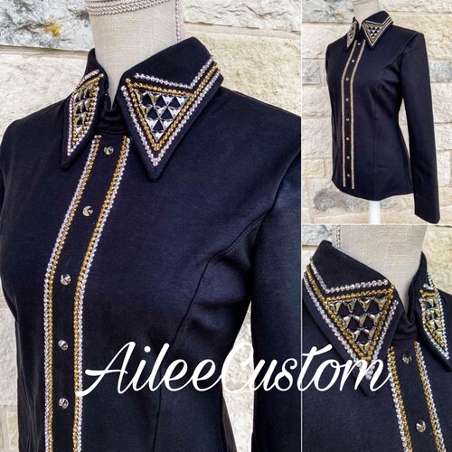 Toby's Western Showmanship Horsemanship Pleasure Show Veste Chemise