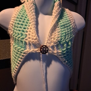 Handmade crochet Toddler vest