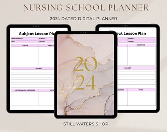 Nursing Student Planner, Printable School Planner, Planner For Nursing Students, Best Nursing Student Planner, Nurse Life, Future Nurse Gift