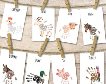 Farm Animal Handprint Art/ DIY Handprint Art/ Classroom Animal - Etsy Farm Animal Handprint Art/ DIY Handprint Art/ Classroom Animal - Etsy