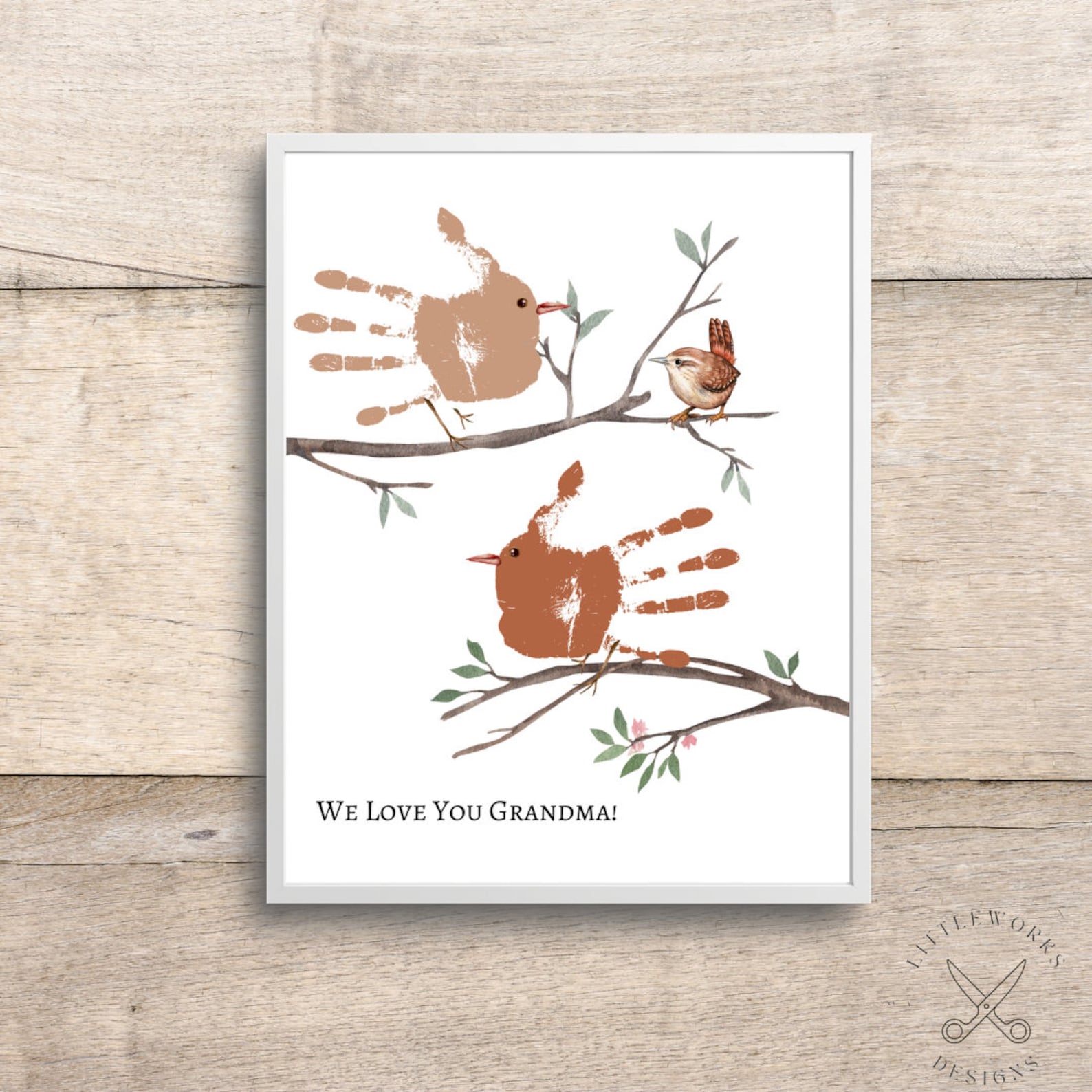 Printable Bird Handprint Art for Toddlers/ DIY Kids Craft/ DIY Etsy