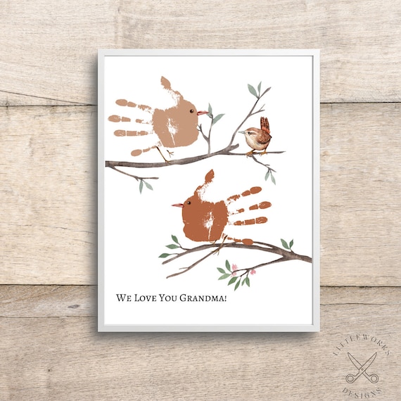 Printable Bird Handprint Art for Toddlers/ DIY Kids Craft/ DIY - Etsy