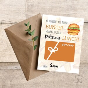 Editable Teacher Appreciation Gift Card Holder (Digital Download)