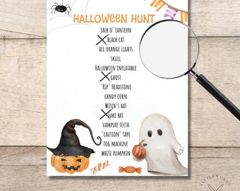 Halloween Scavenger Hunt for Kids (Digital Download)