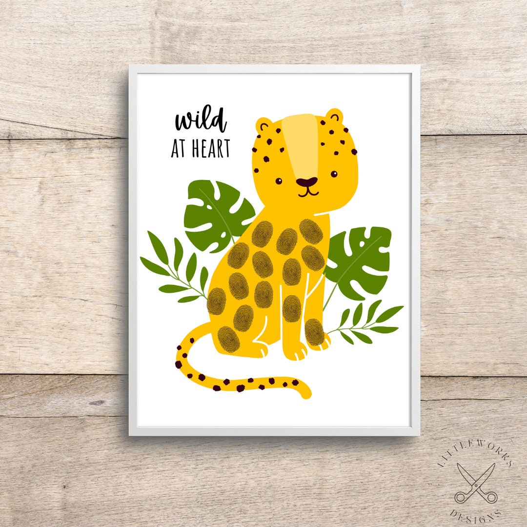 Handprint Cheetah Craft for Kids - Fun Handprint Art