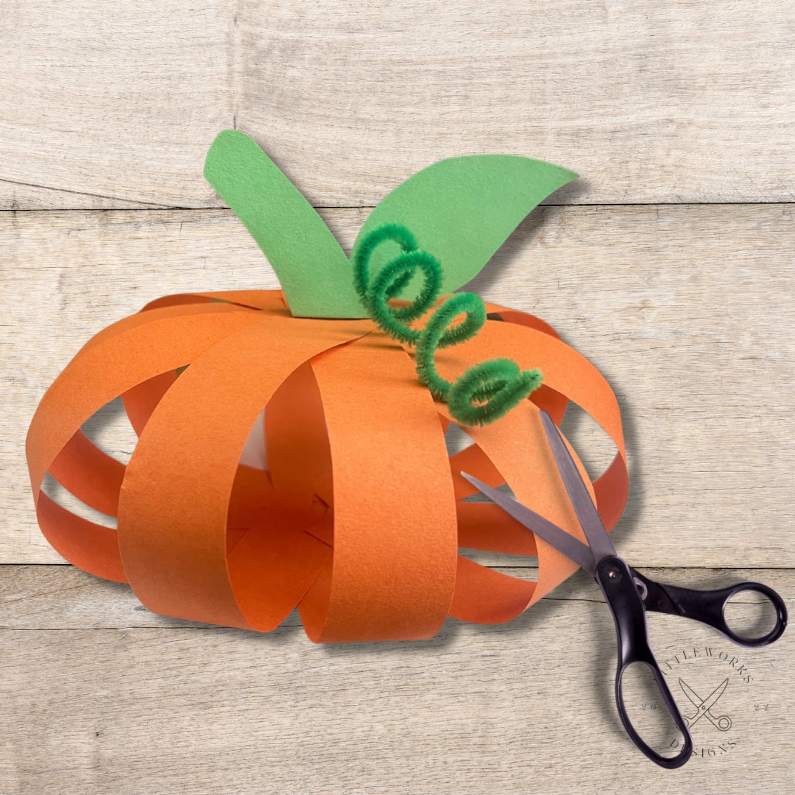 Diy Paper Pumpkin Craft