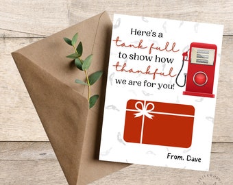 Gas Card Printable - Etsy