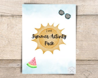 Printable Kids Summer Activity Pack for Kids Games & Crafts Digital Download