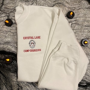 Jason Voorhees Embroidered Halloween Sweater