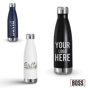 Personalized Engraved 17oz Water Bottle, ADD YOUR LOGO, Wholesale Tumbler, Laser Engraved Bottle, Cooperate Gift, Powder Coated, Bulk Bottle