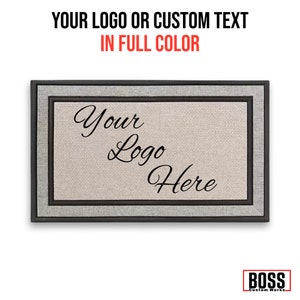 Personalized floor mat, ADD YOUR LOGO, Door Mat, Sublimation, Custom logo door mat, Welcome mat, Doormat