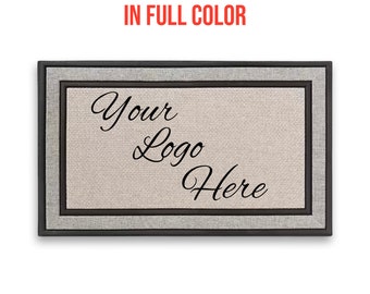 Personalized floor mat, ADD YOUR LOGO, Door Mat, Sublimation, Custom logo door mat, Welcome mat, Doormat