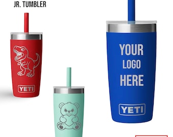 Personalized Engraved 10oz YETI Engraved, Rambler Jr. 10oz tumbler, Add your logo, YETI, Laser Engraved YETI, Gift, Custom Yeti, kids Yeti.