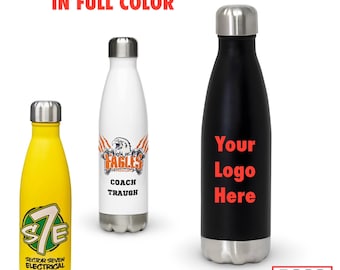 Personalized Painted 17oz Water Bottle, UV PRINTING, Add Your Logo In Full Color, Wholesale Tumblers, Cooperate Gift, Powder Coated, Sport.