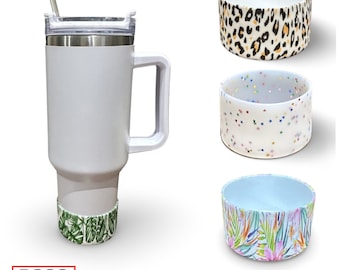 Silicone rubber boot coaster for tumblers