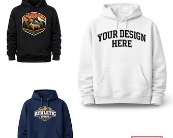 Custom DTF Printed Hooded Sweatshirt | Personalized Gildan Hoodie | Unisex Graphic Hoodie | Made to Order