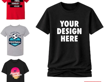 Custom DTF Printed T-Shirt | Personalized Gildan Tee | Unisex Graphic Shirt | Made to Order | Youth Shirt | Custom Shirt.
