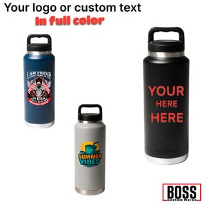 Personalisierte gemalte 36 Unzen Wasserflasche, fügen Sie Ihr LOGO, farbiges Logo, Großhandel, benutzerdefinierte gedrucktes Logo, Corp Geschenk, pulverbeschichtet, Wasserflasche
