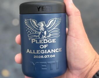 未使用　YETI 缶クーラー2個セット パーソナライズされた刻印入り12オンスYETI Colster缶クーラー、ロゴを