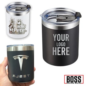 Personalized Engraved 12oz Lowball Tumbler, ADD YOUR LOGO, Wholesale Tumblers, Laser Engraved Cup, Cooperate Gift, For Him, Coffee Mugs.