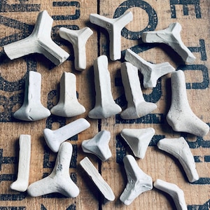 Kiln stilts bundle | pottery stilts | scottish beach finds