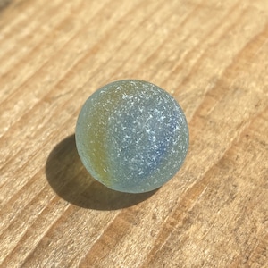 Sea glass marble | scottish beach find | sea worn marbles | beach marbles